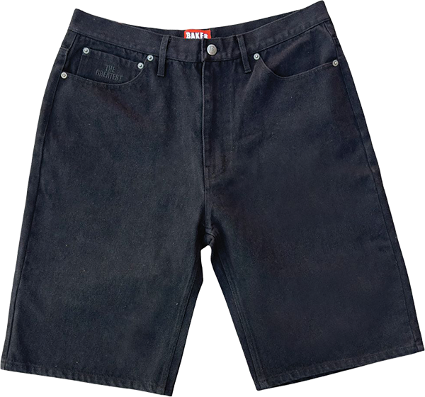Baker Warner Jean Shorts Black