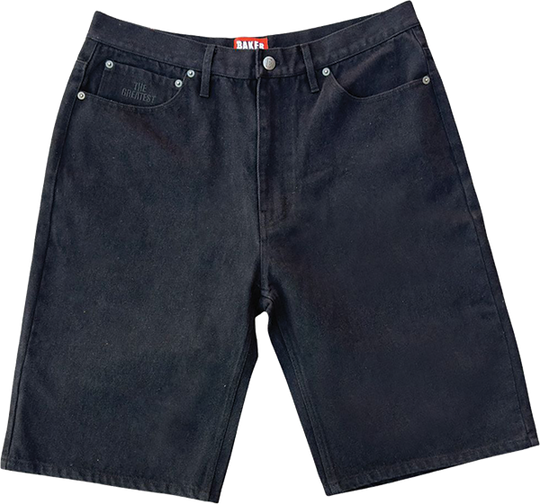 Baker Warner Jean Shorts Black
