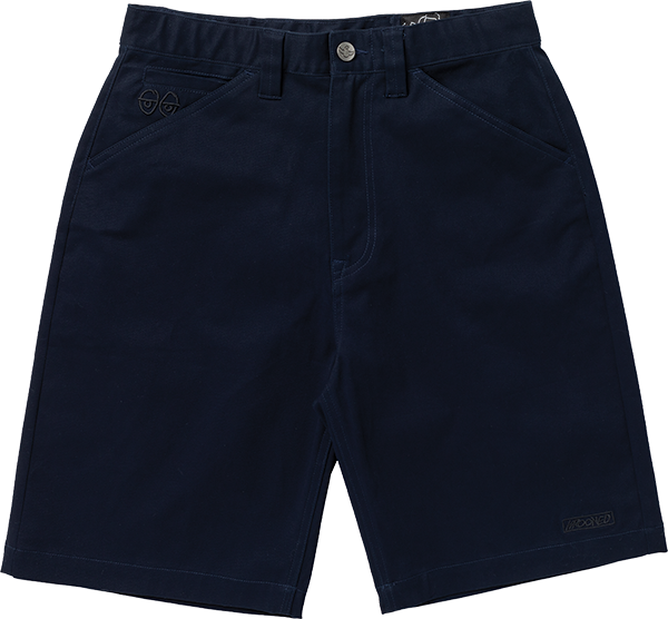 Krooked Eyes Twill Shorts Navy