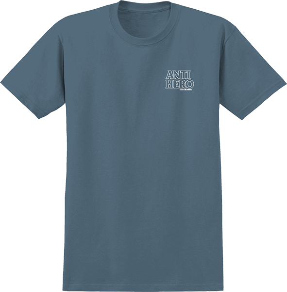 Anti-Hero Outline Hero Tee Slate/Wht