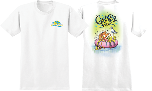 Anti-Hero Grimple Beach Tee White