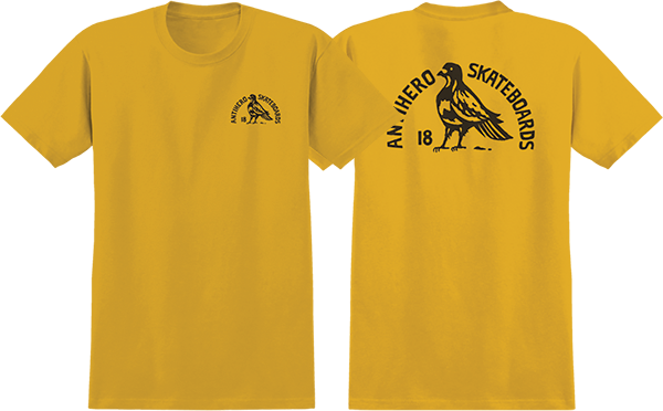 Anti-Hero Rock Dove Tee Mustard Heather/Blk