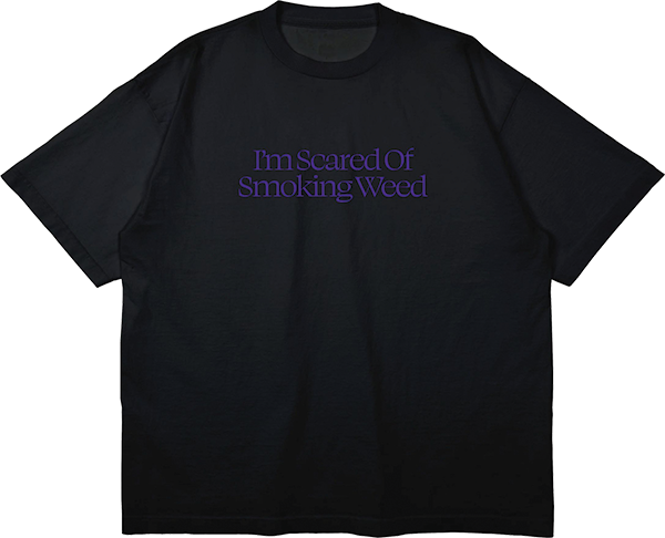 Jacuzzi Scared Weed Tee Black/Purple
