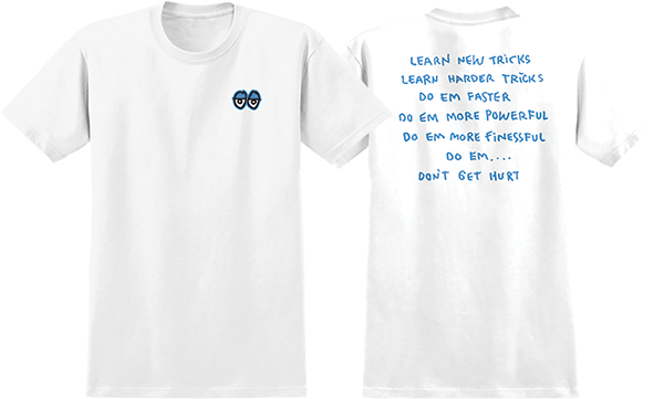 Krooked New Tricks Tee White/Blue/Black/White