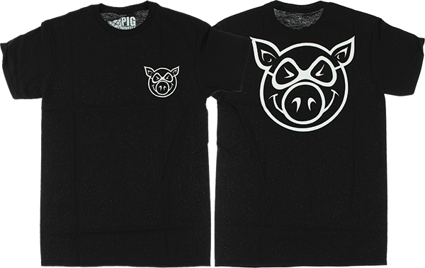 Pig Head Tee Black