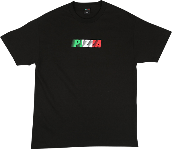 Pizza Speedy Tee Black