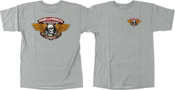 Powell Pwl/Peralta Winged Ripper Tee Grey