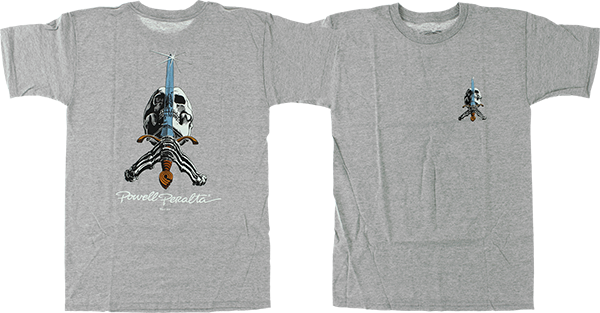 Powell Pwl/Peralta Skull & Sword Tee Grey
