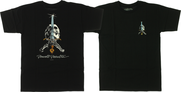 Powell Pwl/Peralta Skull & Sword Tee Black