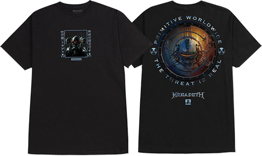 Primitive Threat Is Real Tee Black