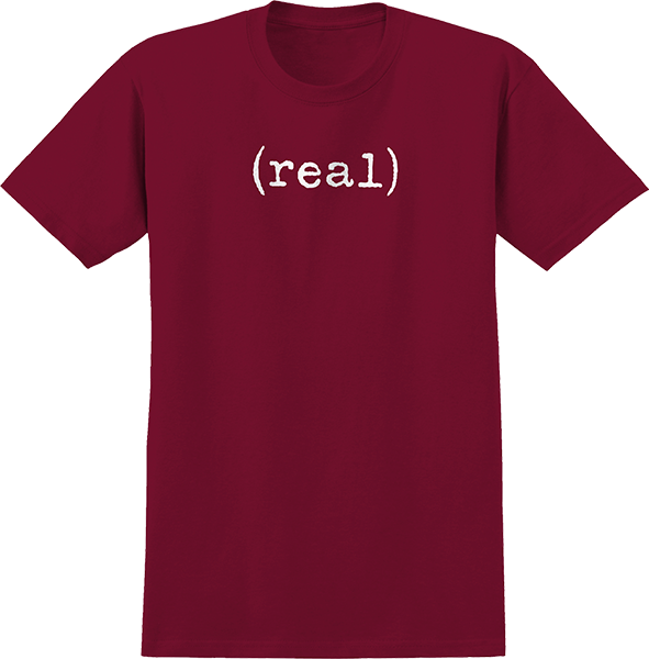 Real Lower Tee Cardinal/White