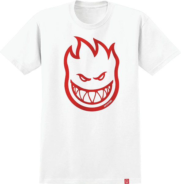 Spitfire Bighead Tee White/Dark Red