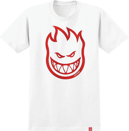 Spitfire Bighead Tee White/Dark Red