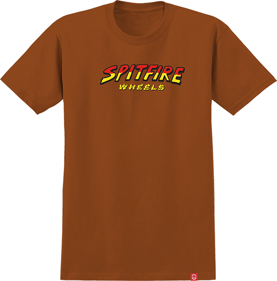Spitfire Hell Hounds Script Tee Orange/Multi