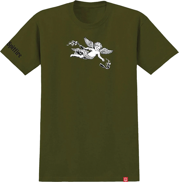Spitfire Molotov Angel Tee Military Green