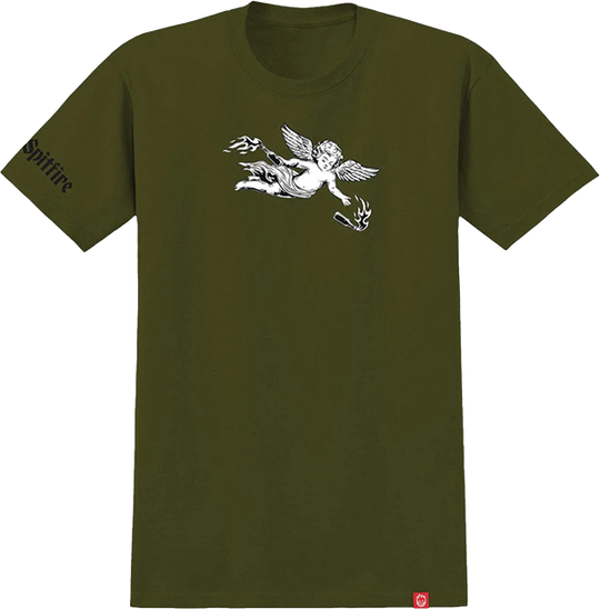 Spitfire Molotov Angel Tee Military Green