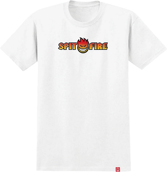 Spitfire OG Split Fade Fill Tee White