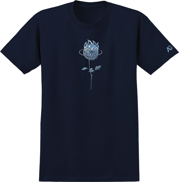 Spitfire April Bighead Rose Tee Navy