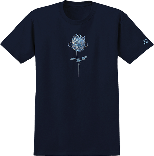 Spitfire April Bighead Rose Tee Navy