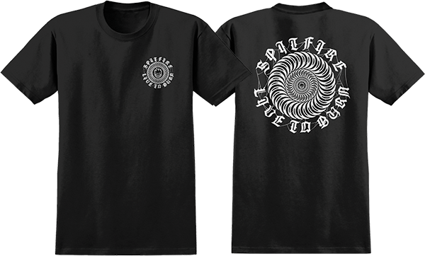 Spitfire Web Classic Tee Black