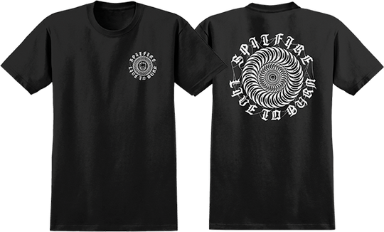 Spitfire Web Classic Tee Black