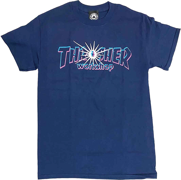 Thrasher X Aws Nova Tee Navy