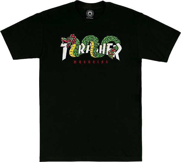 Thrasher Aztec Tee Black