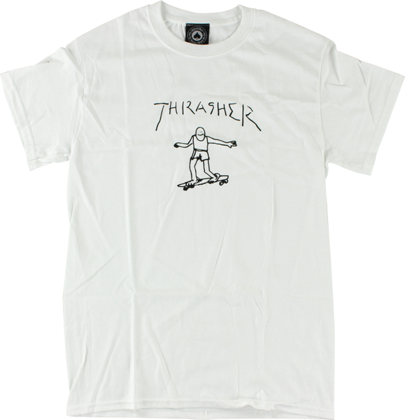 Thrasher Gonz Logo Tee White/Black