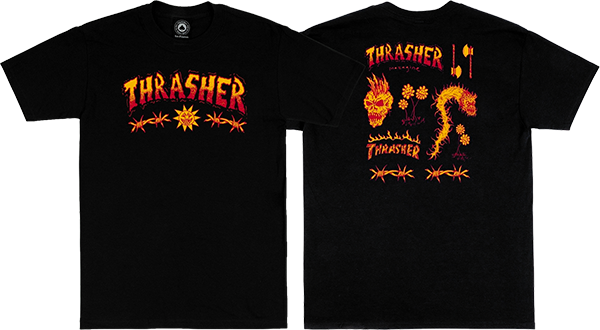 Thrasher Sketch Tee Black