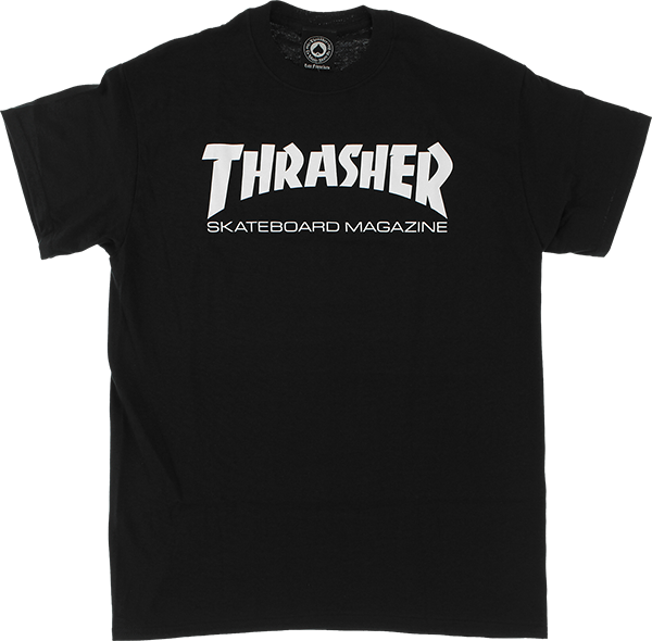 Thrasher Skate Mag Tee Black
