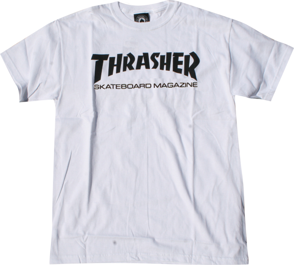 Thrasher Skate Mag Tee White