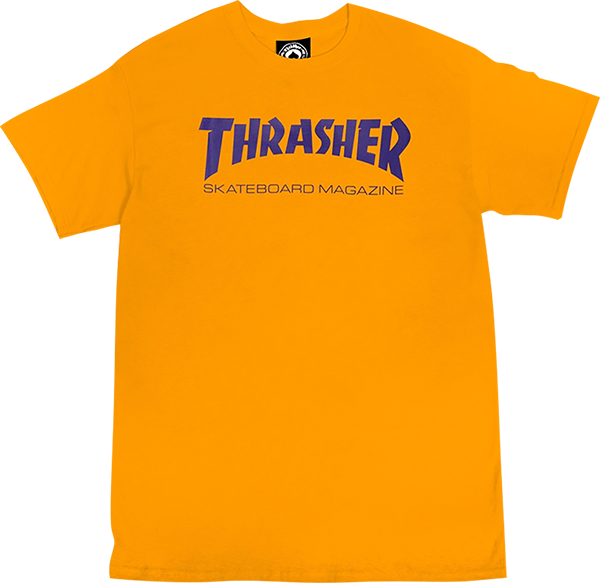 Thrasher Skate Mag Tee Gold/Purple