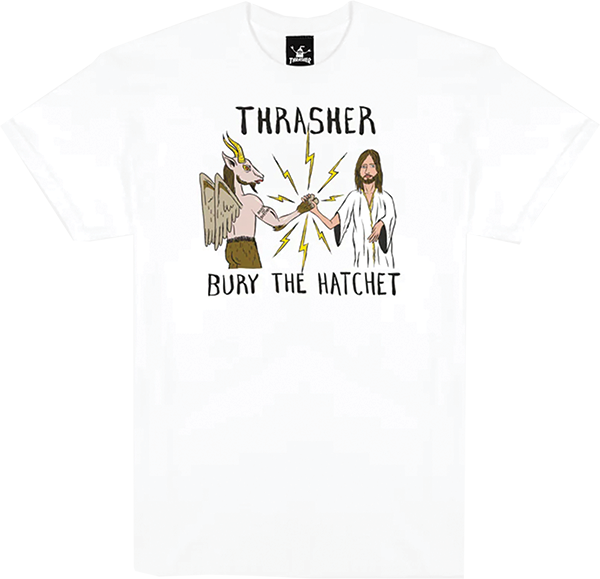 Thrasher Toy Machine Bth Tee White