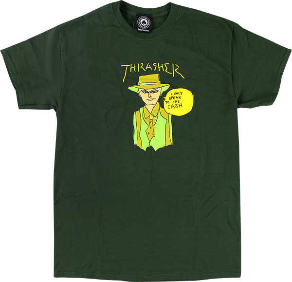 Thrasher Gonz Cash Tee Forest Green