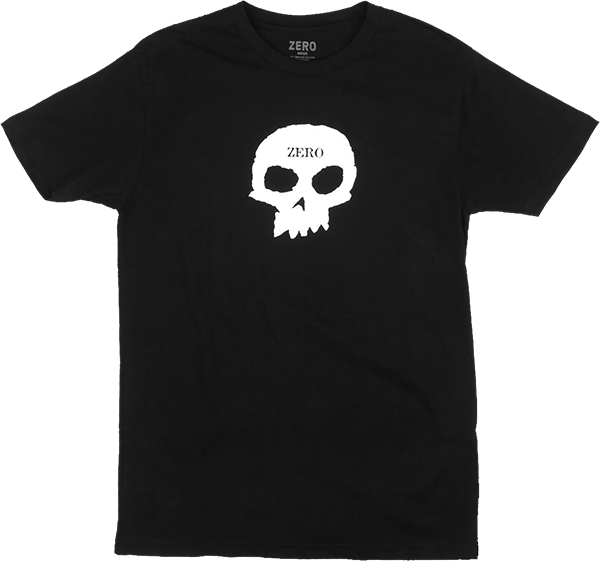Zero Single Skull Tee Black/White