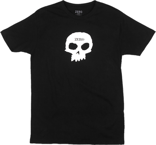 Zero Single Skull Tee Black/White