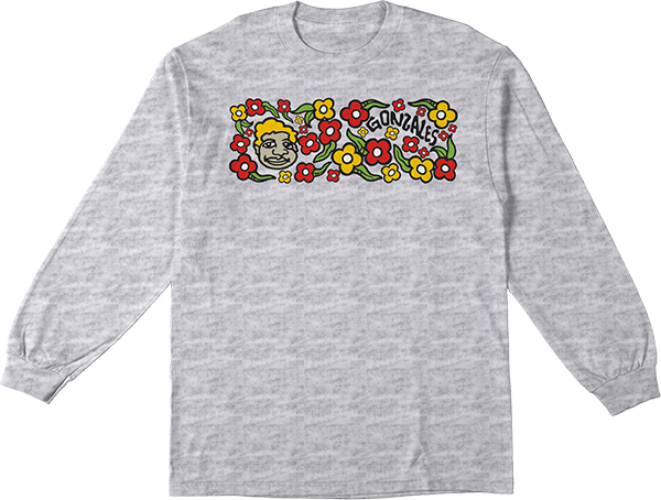 Krooked Sweatpants Long Sleeve Tee Ash Grey