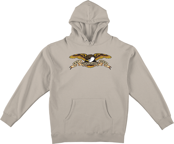 Anti-Hero Eagle Hoodie Bone/Blk