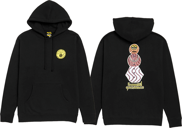 Krooked Qs Snackman Hoodie Black