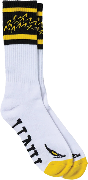 Anti-Hero Eagle Calf Sock White/Black/Yellow
