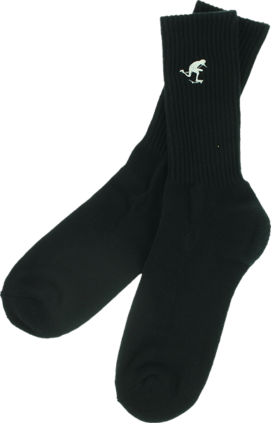 Foundation Push Crew Socks Black 1PR