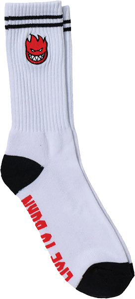 Spitfire Bighead Fill Crew Sock White/Black/Red