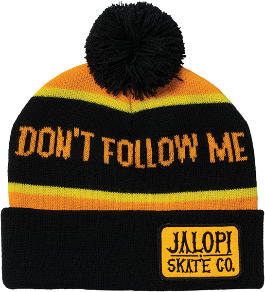 Anti-Hero I'm Lost Too Pom Beanie Org/Blk/Yel