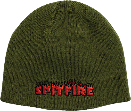 Spitfire Demonseed Script Skully Beanie Olive