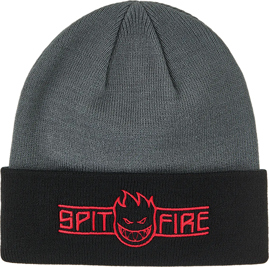 Spitfire Ltb Arch Bghd Scrpt Cuff Beanie Chr/Black/Red