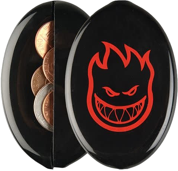 Spitfire Bighead Fill Coin Pouch Black