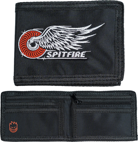 Spitfire Classic Wing Wallet Bi-Fold Wallet Black