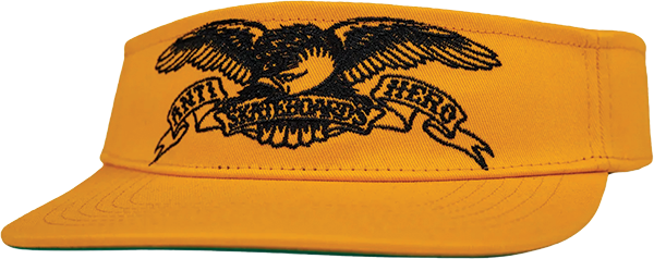 Anti-Hero Basic Eagle Visor Hat Adj-Org/Blk