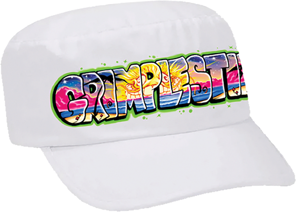 Anti-Hero Grimple Beach Painters Cap Hat Adj-White
