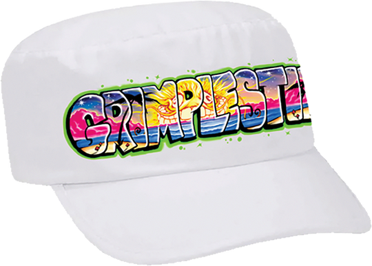 Anti-Hero Grimple Beach Painters Cap Hat Adj-White